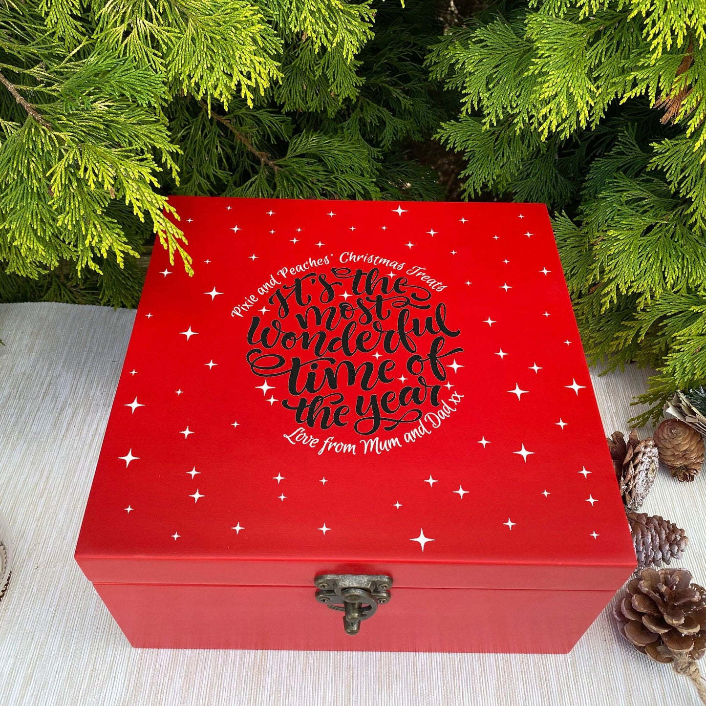 Most Wonderful Time of the Year - Christmas Eve Treats Box - Personalised Gift