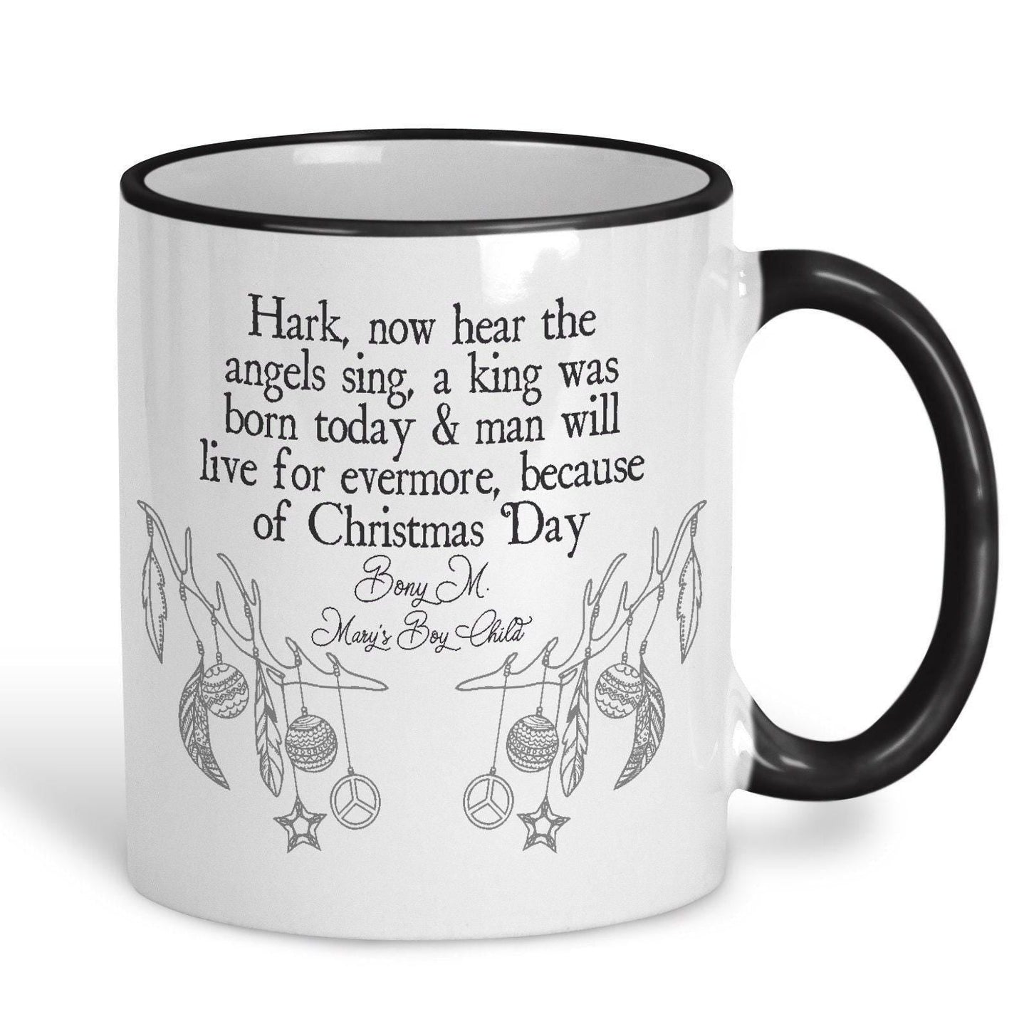 Mary's Boy Child Bony M Christmas Song Lyrics Mug