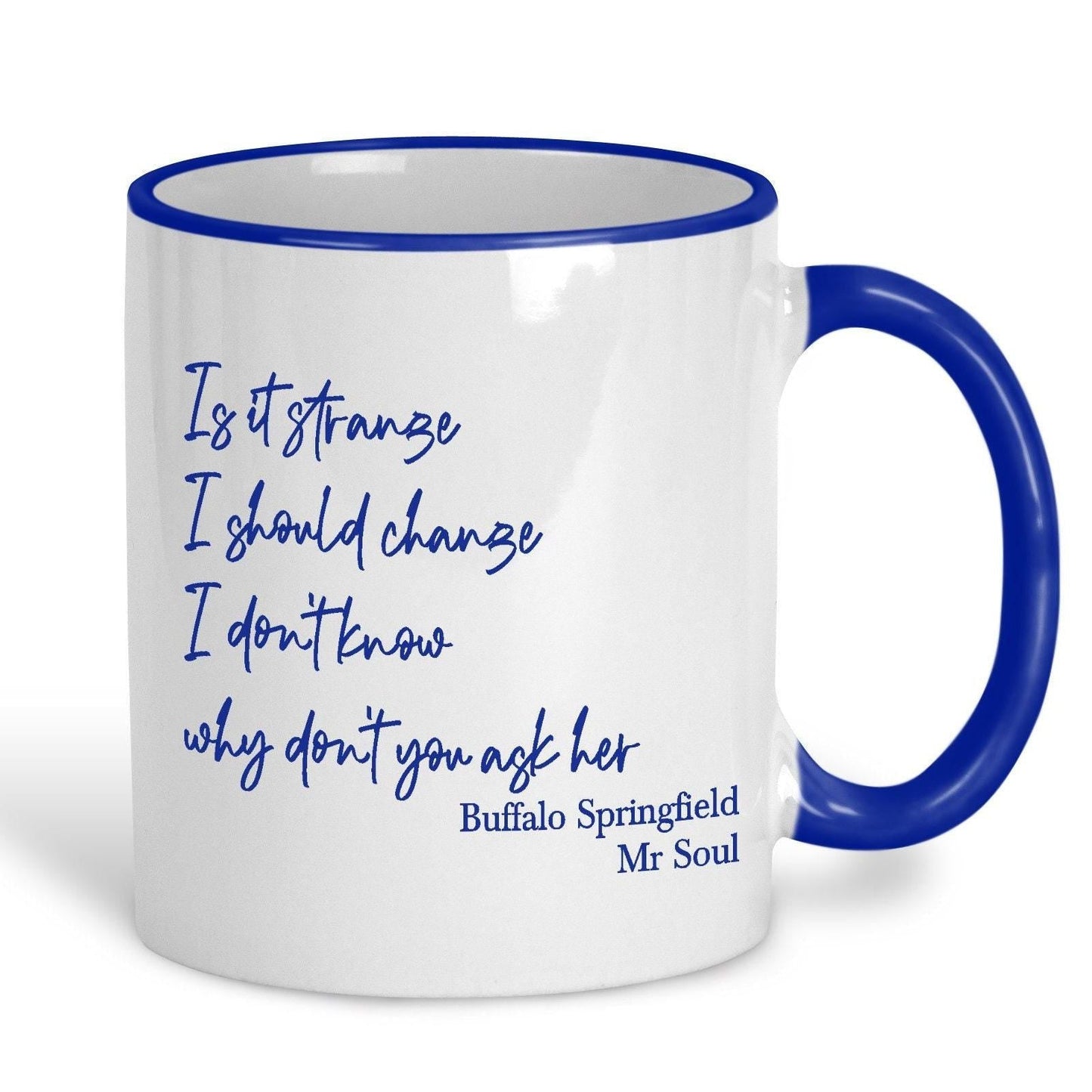 Buffalo Springfield Mr Soul 60s Mug Personalised
