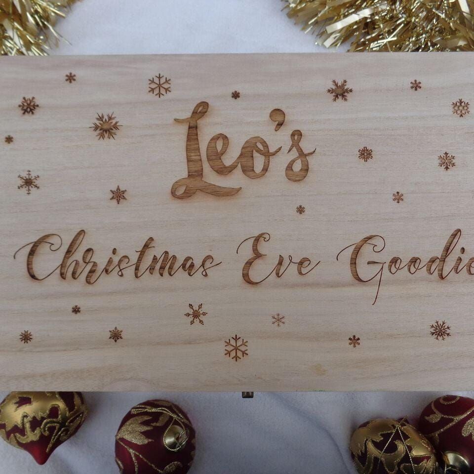 Snowflake Christmas Eve Box - Personalised XMAS Gift
