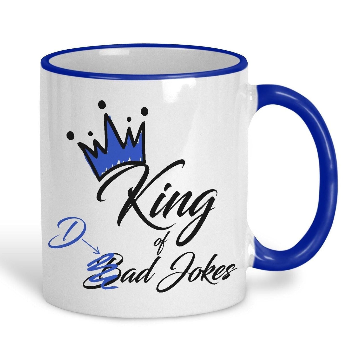 King of Bad Jokes Father's Day Personalised Mug