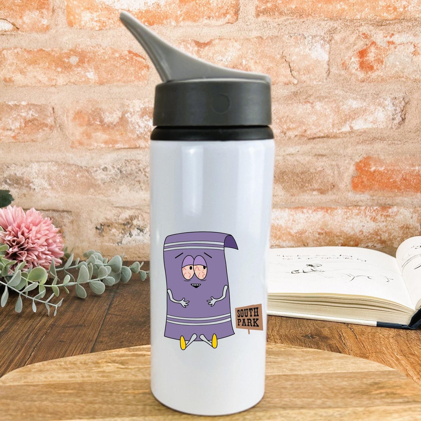 Towelie South Park Character Personalised Water Bottle