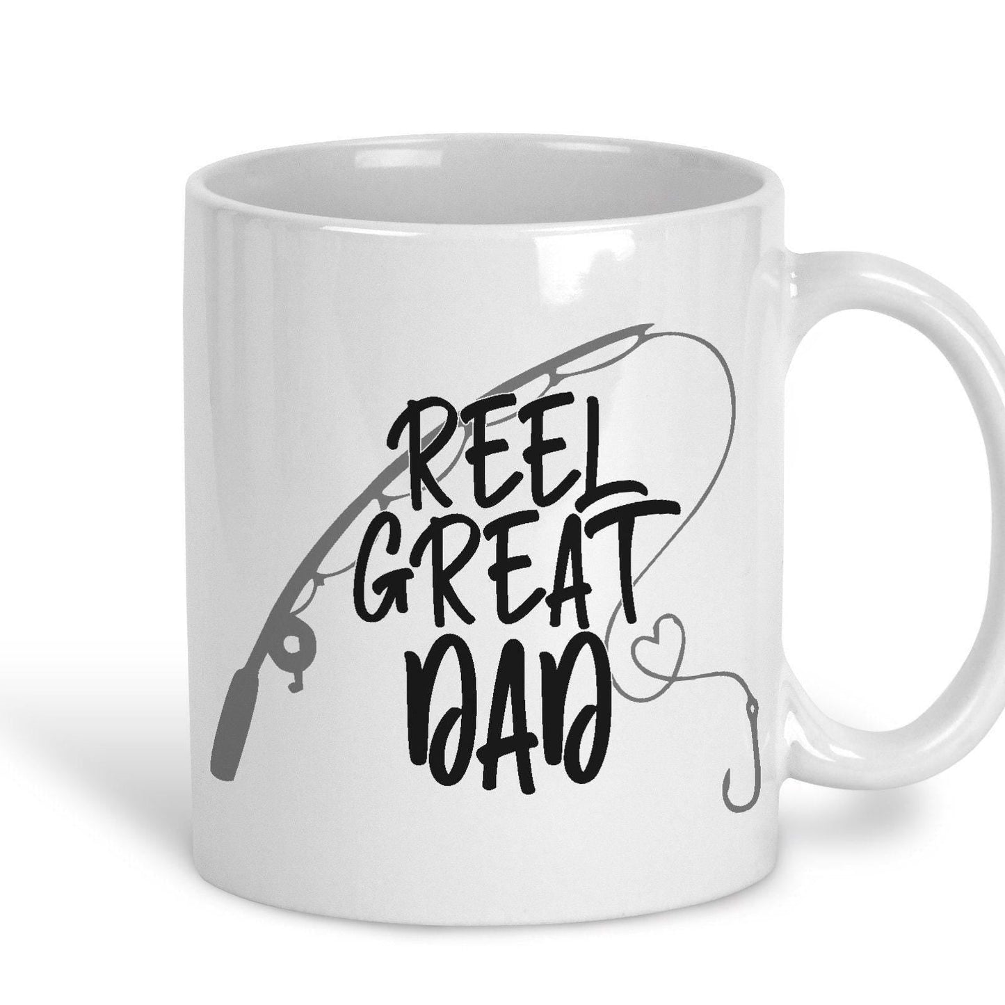 Reel Great Dad Fishing Fisher Father's Day Personalised Mug