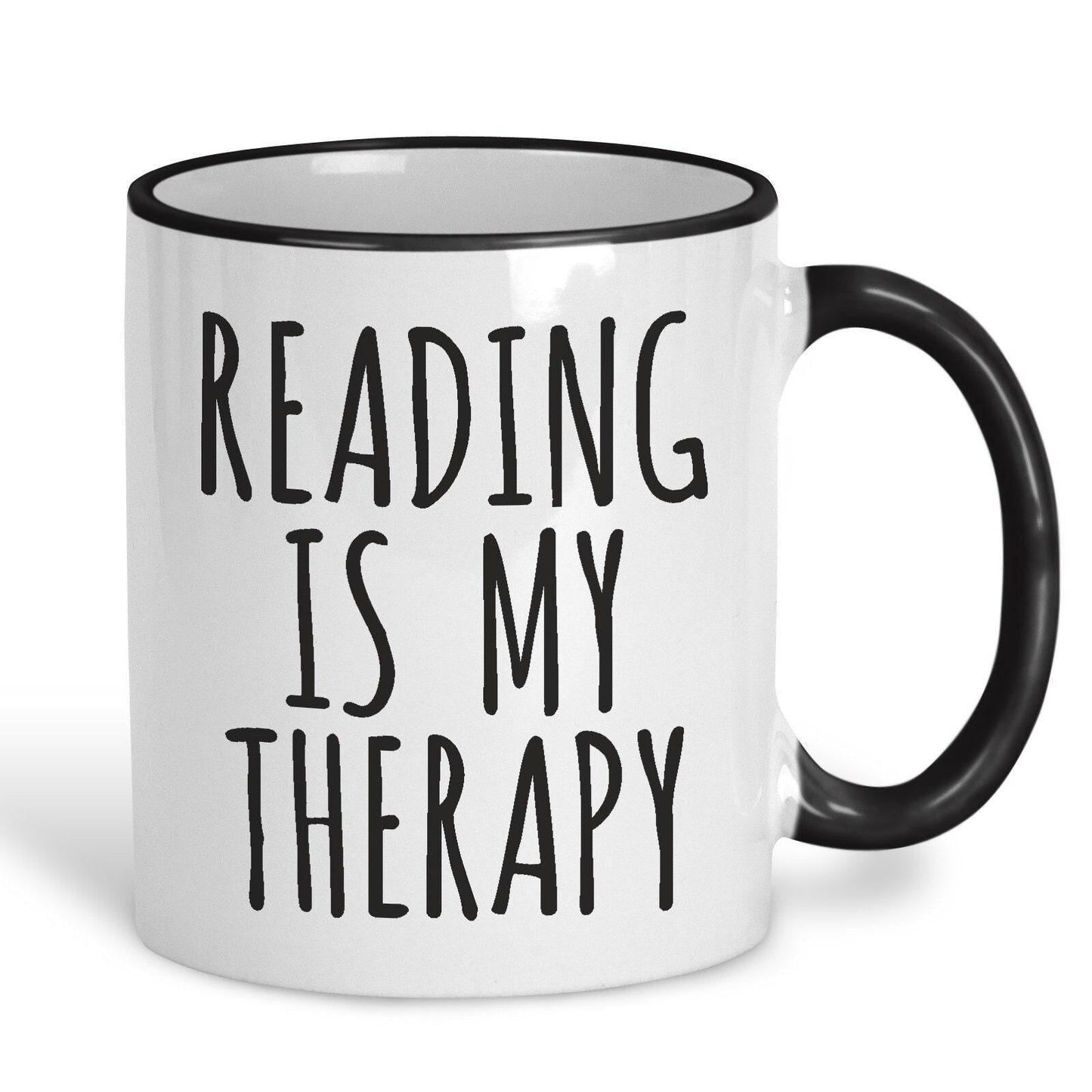 Reading Is My Therapy Mug