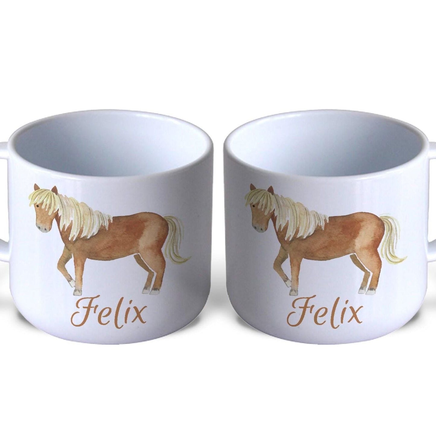 Horse Shetland Pony Horseriding Children's Personalised Mug Unbreakable Kids Toddler