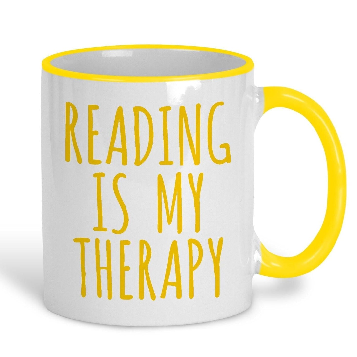 Reading Is My Therapy Mug