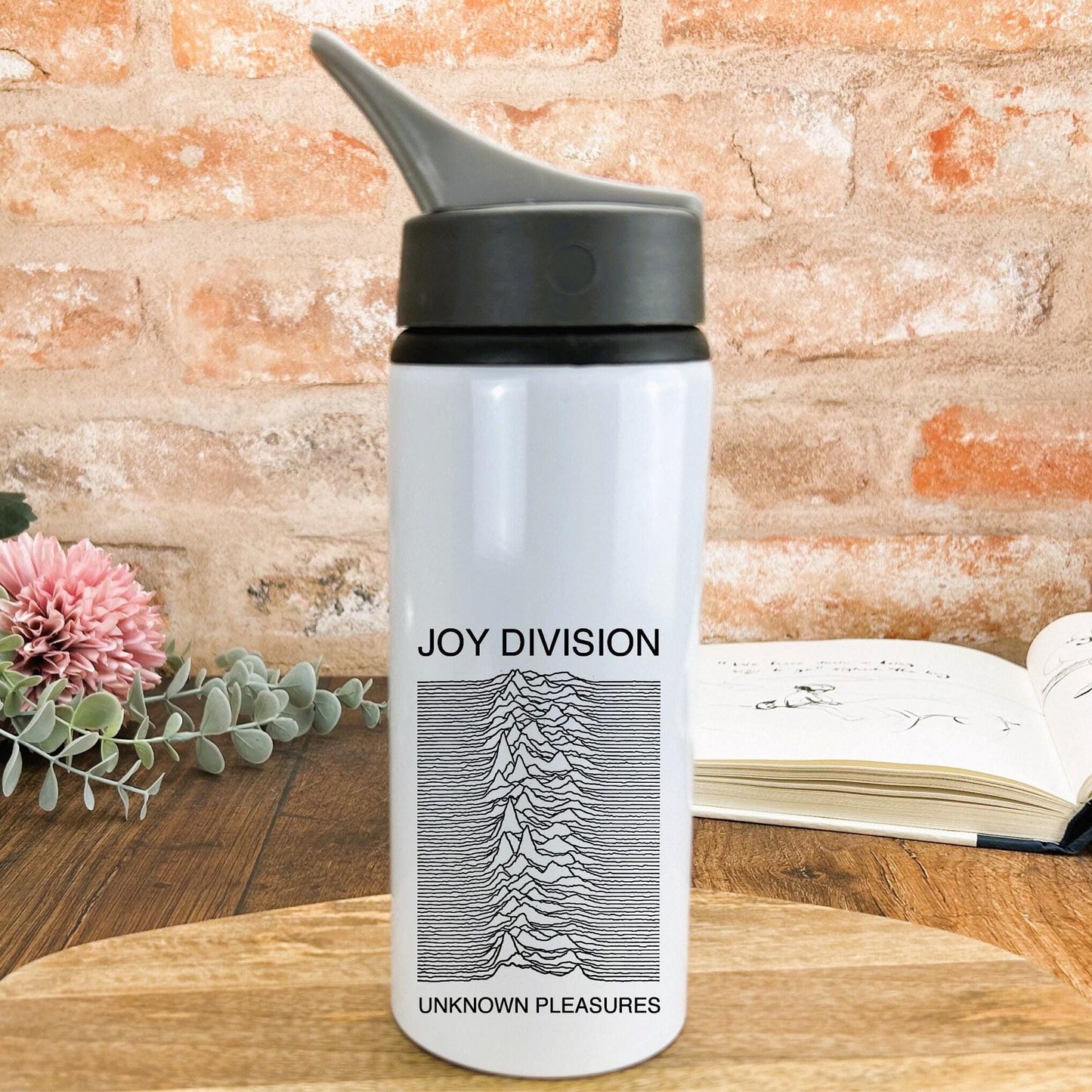 Joy Division Unknown Pleasures - Personalised Water Bottle