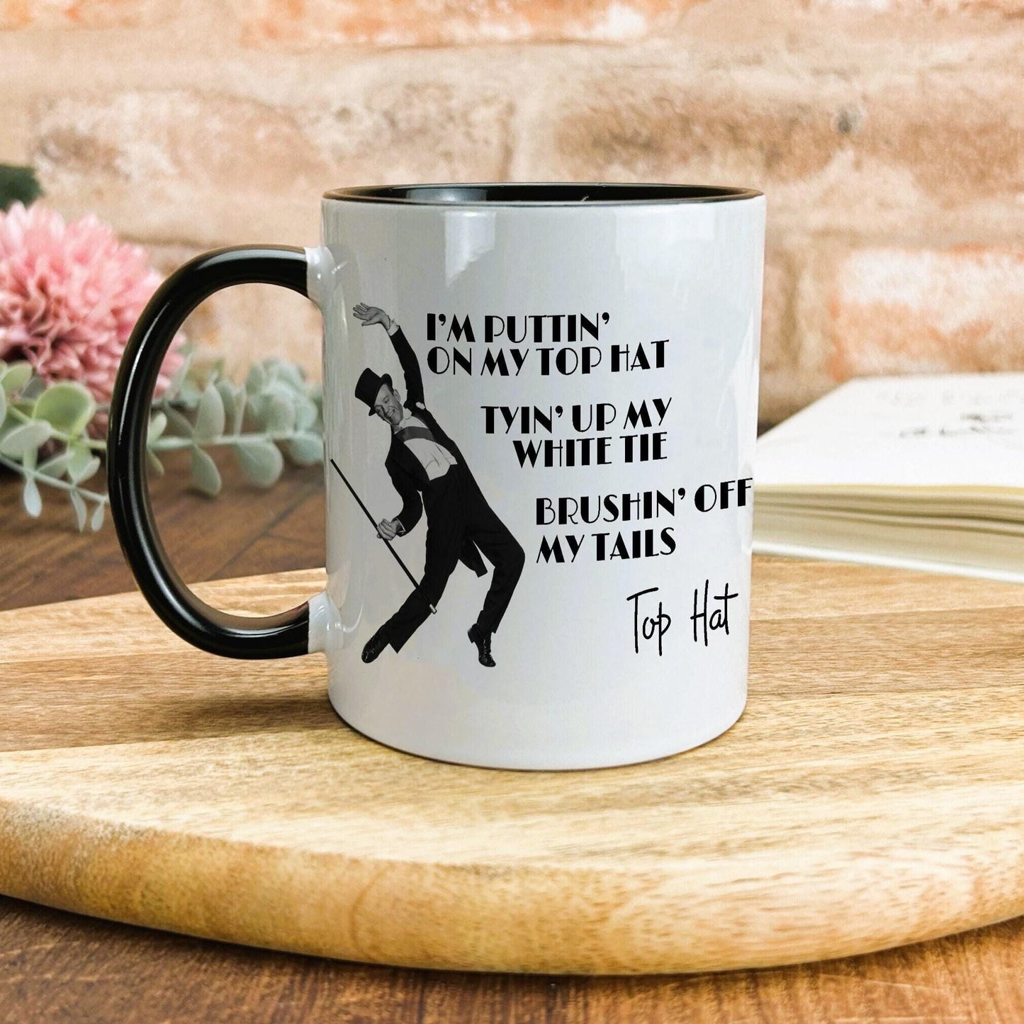 Top Hat Fred Astaire Musical Tap Dance Mug