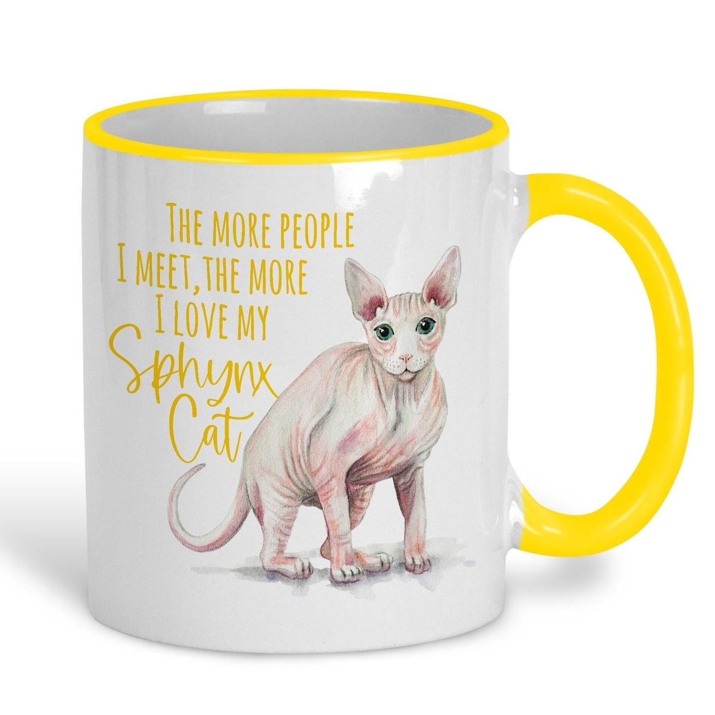 Sphynx Cat Mug Personalised