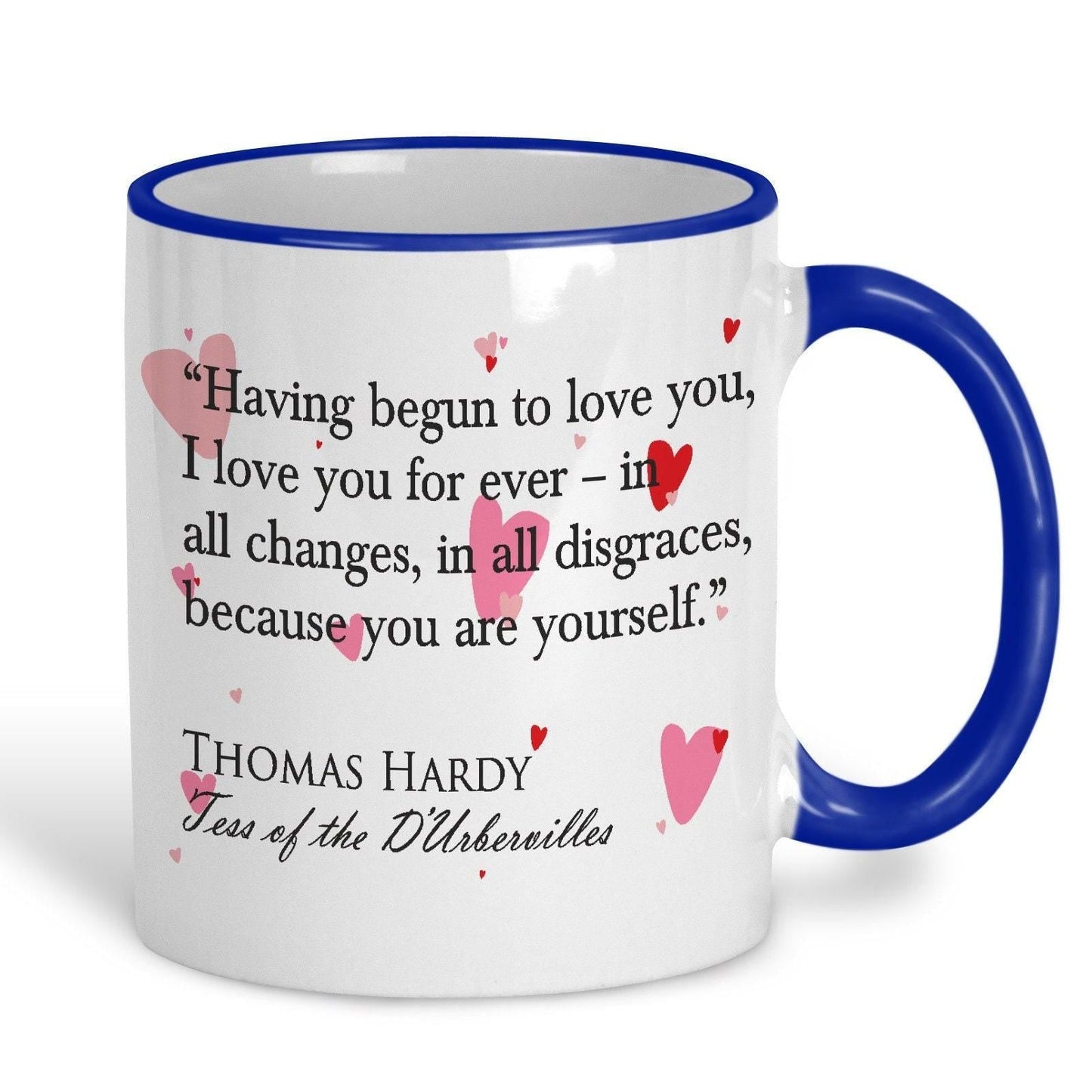 Tess of the D'Urbervilles Thomas Hardy Book Quote Valentine's Day Personalised Ceramic Mug
