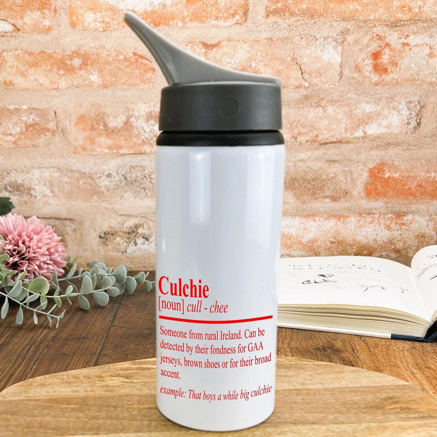 Culchie Definition - Northern Ireland Dialect - Personalised Water Bottle