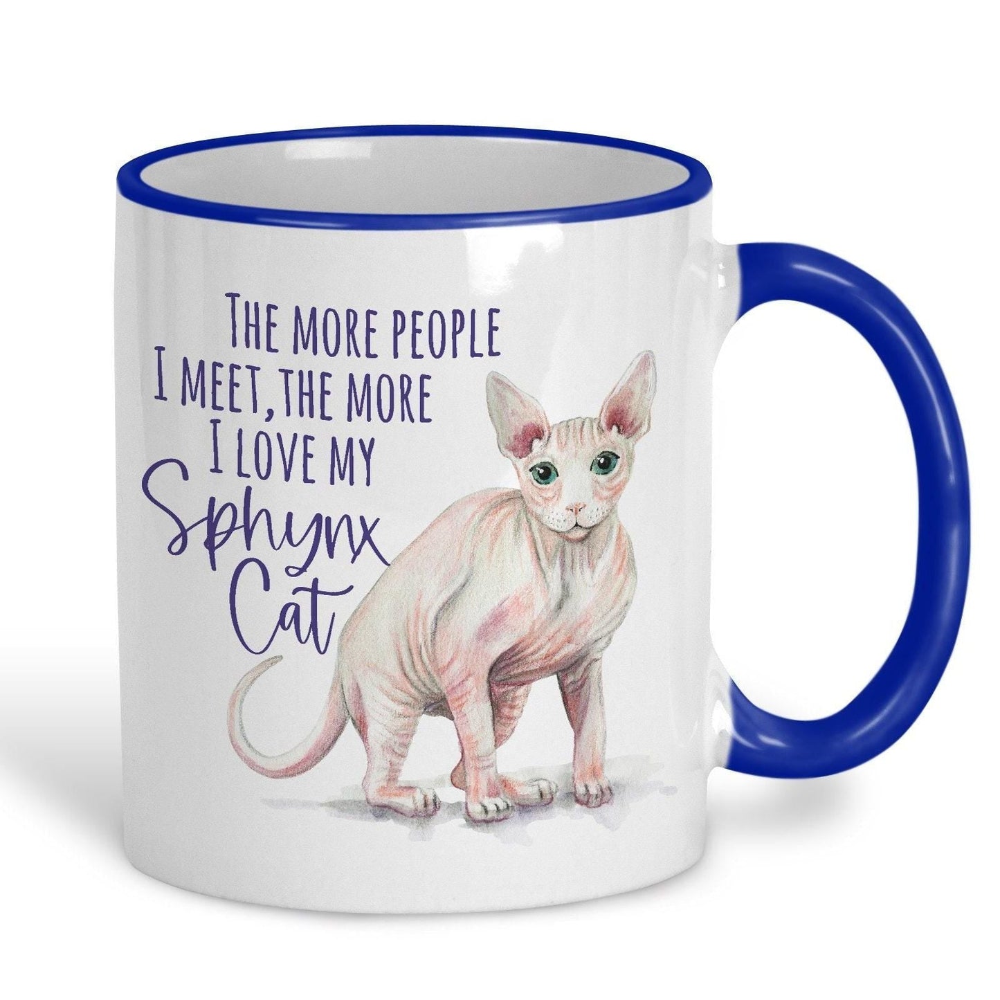 Sphynx Cat Mug Personalised