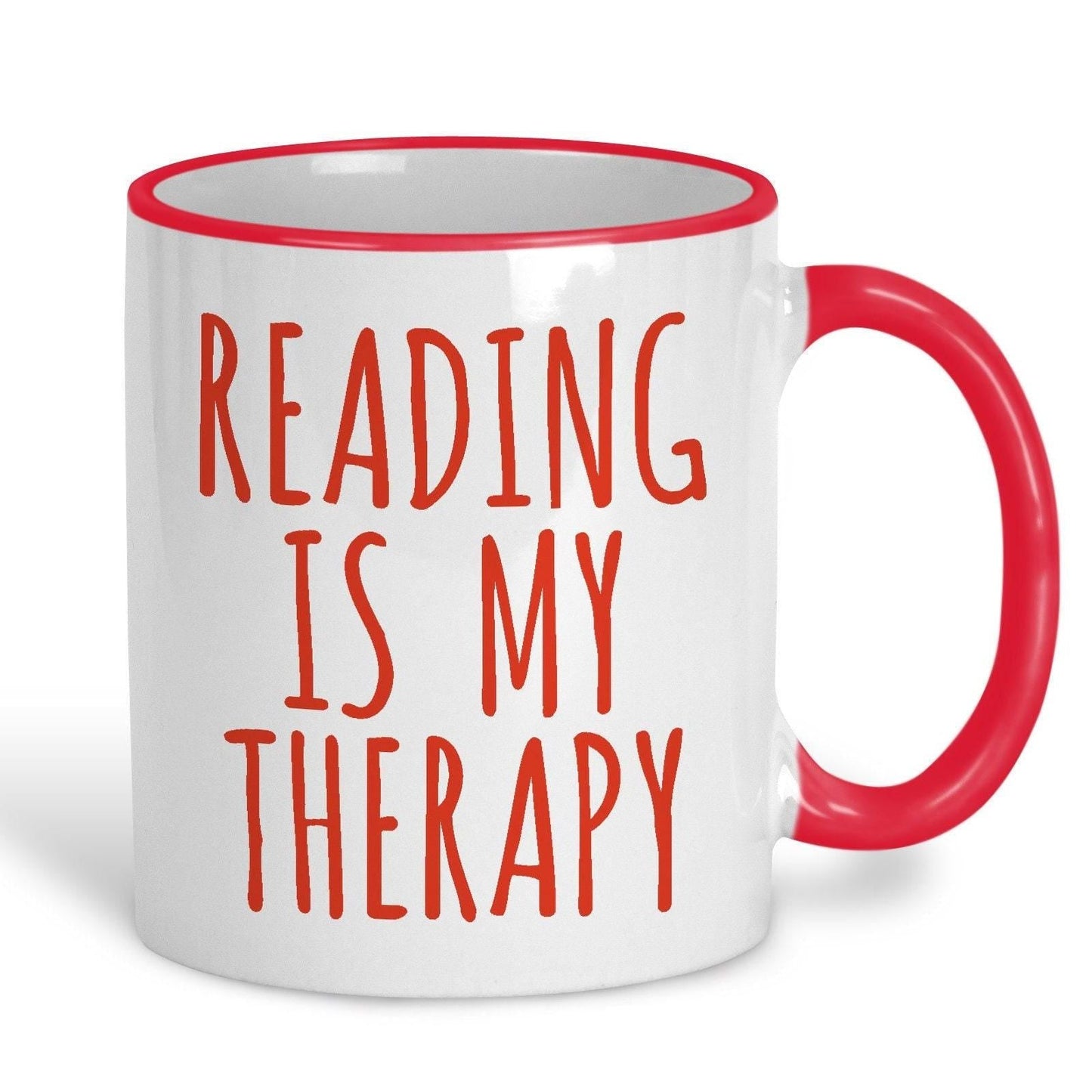 Reading Is My Therapy Mug