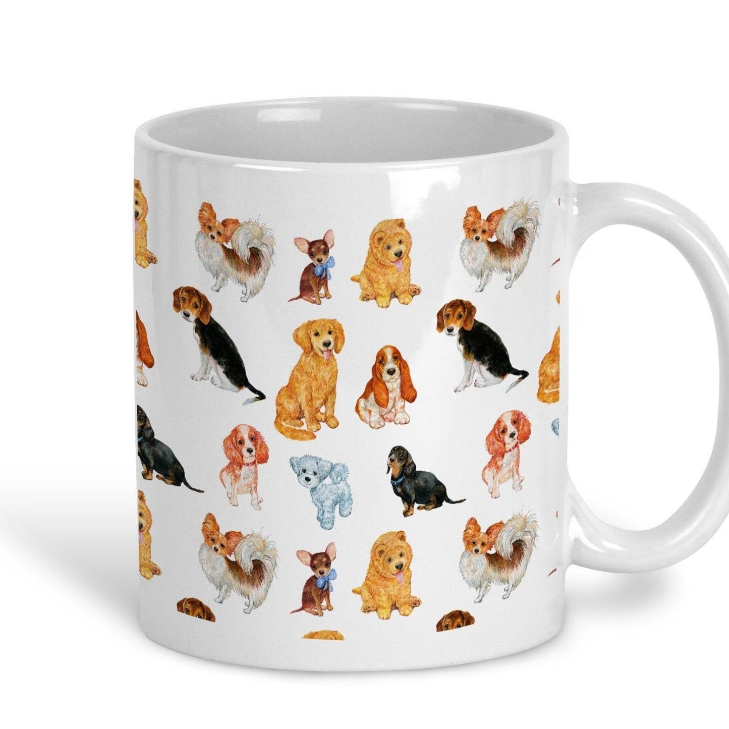 Dog Pattern Mug Personalised