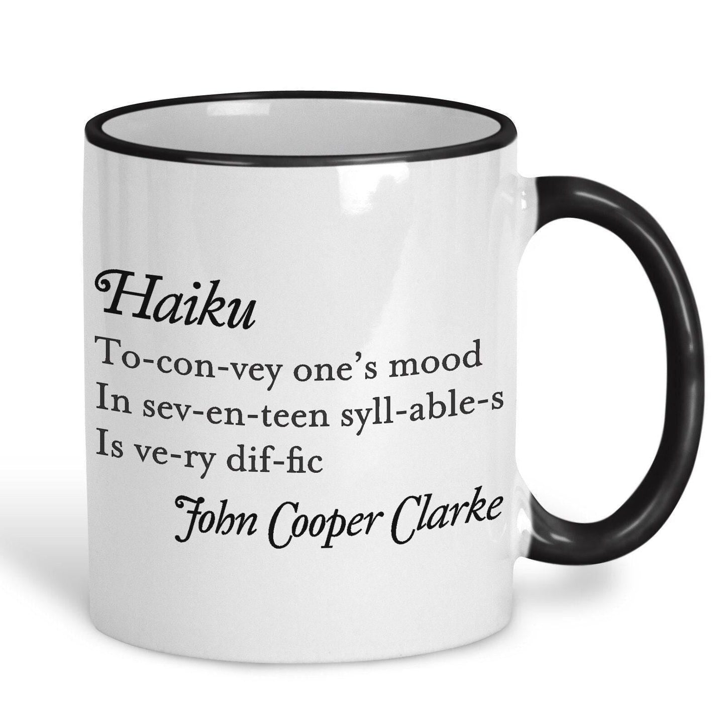 John Cooper Haiku Poetry Quote Mug