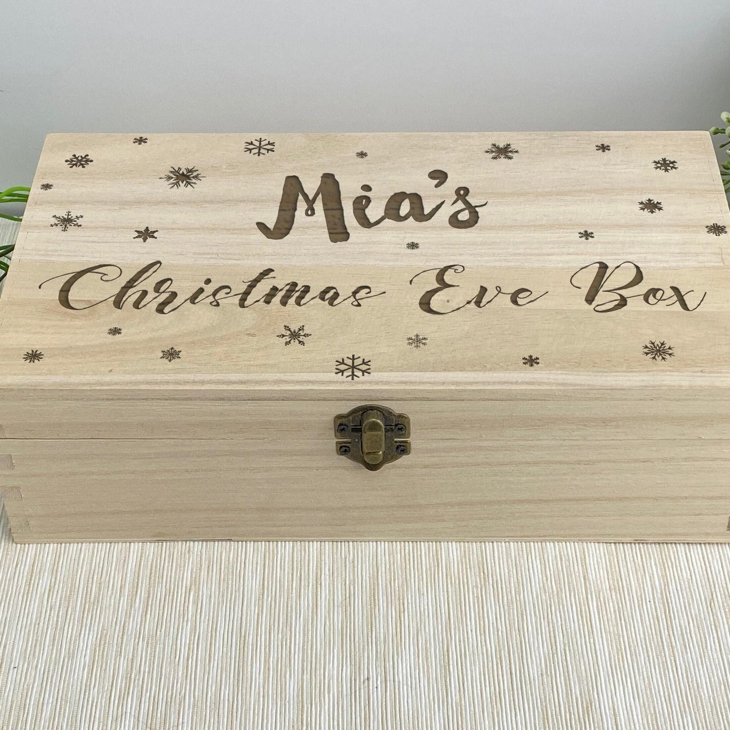 Snowflake Christmas Eve Box - Personalised XMAS Gift