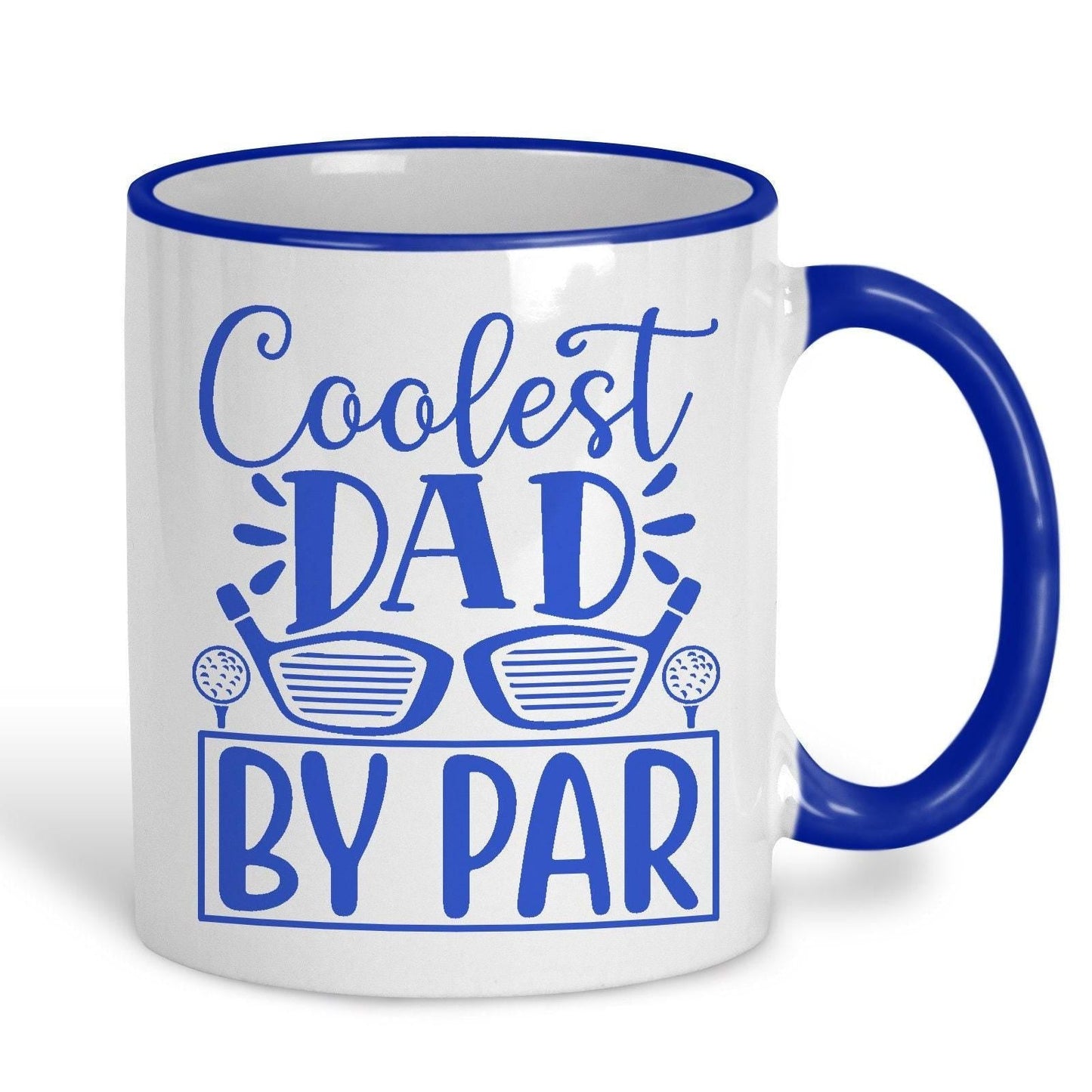 Coolest Dad By Par Father's Day Golf Joke Personalised Mug