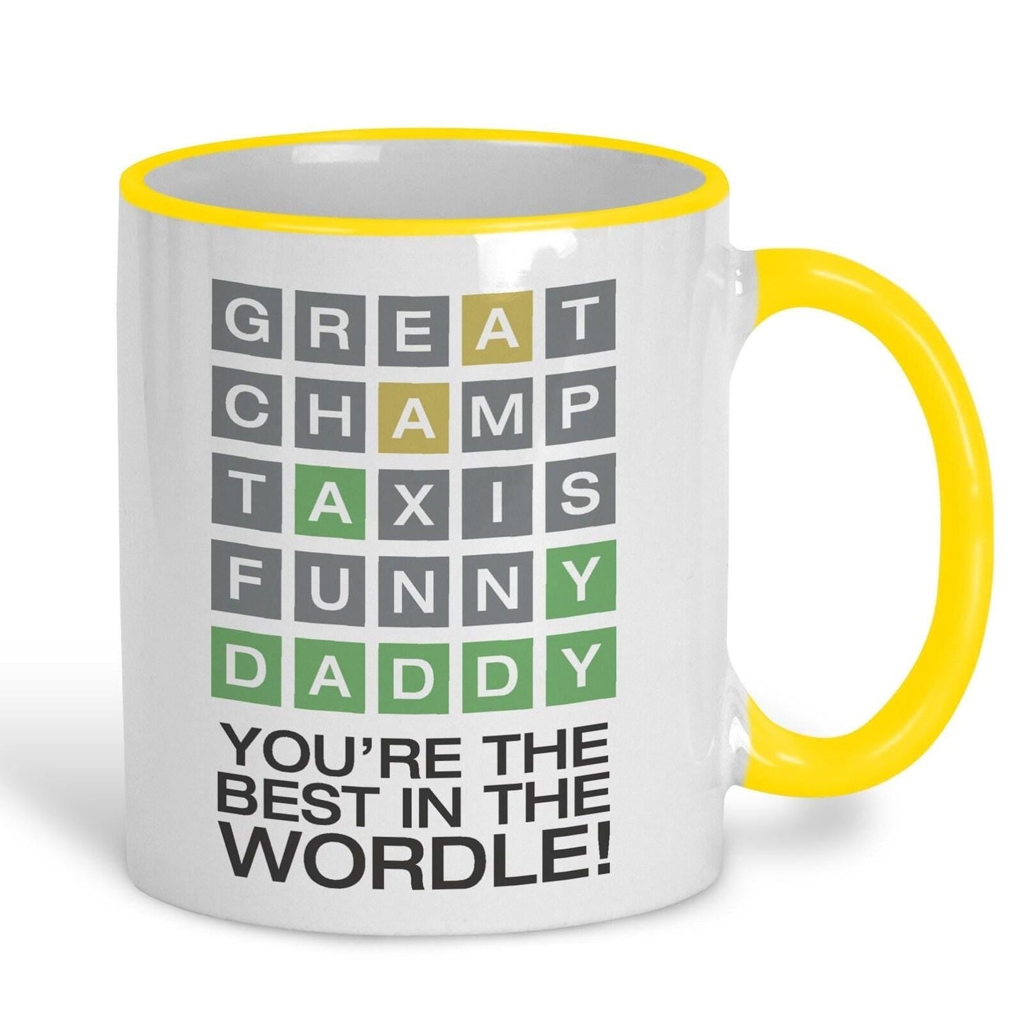 Wordle Best Daddy Father's Day Personalised Mug