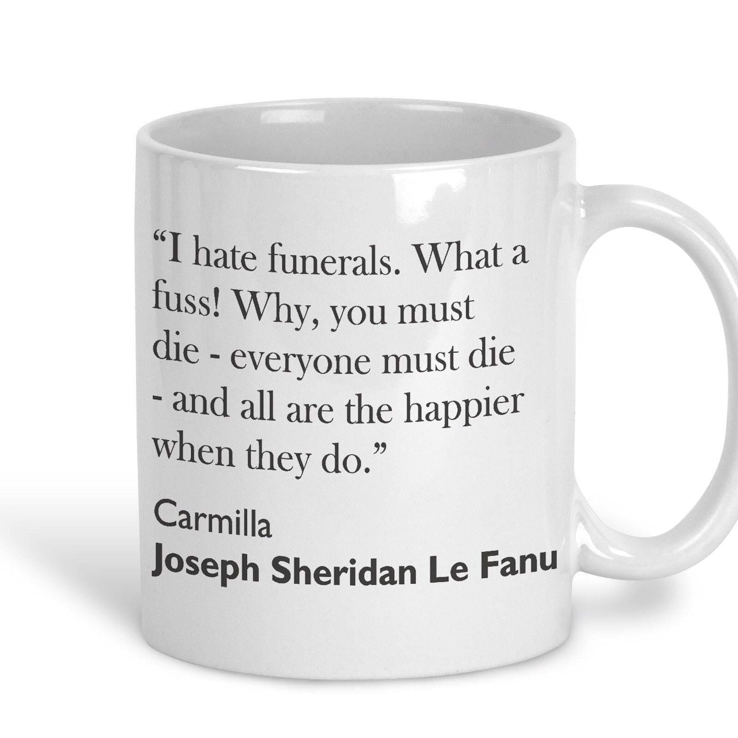Joseph Sheridan Le Fanu Carmilla Literary Quote Mug