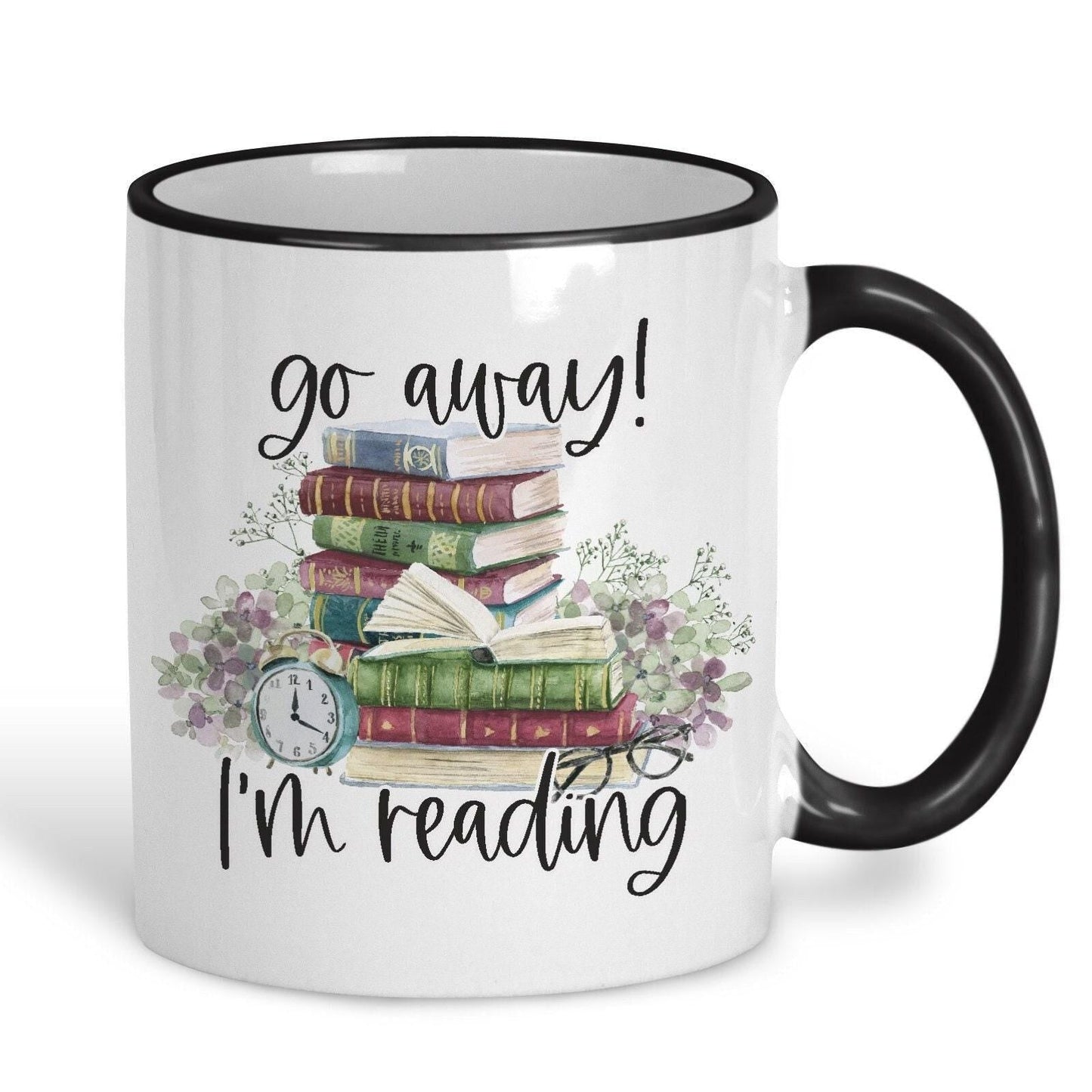 Go Away I'm Reading Mug