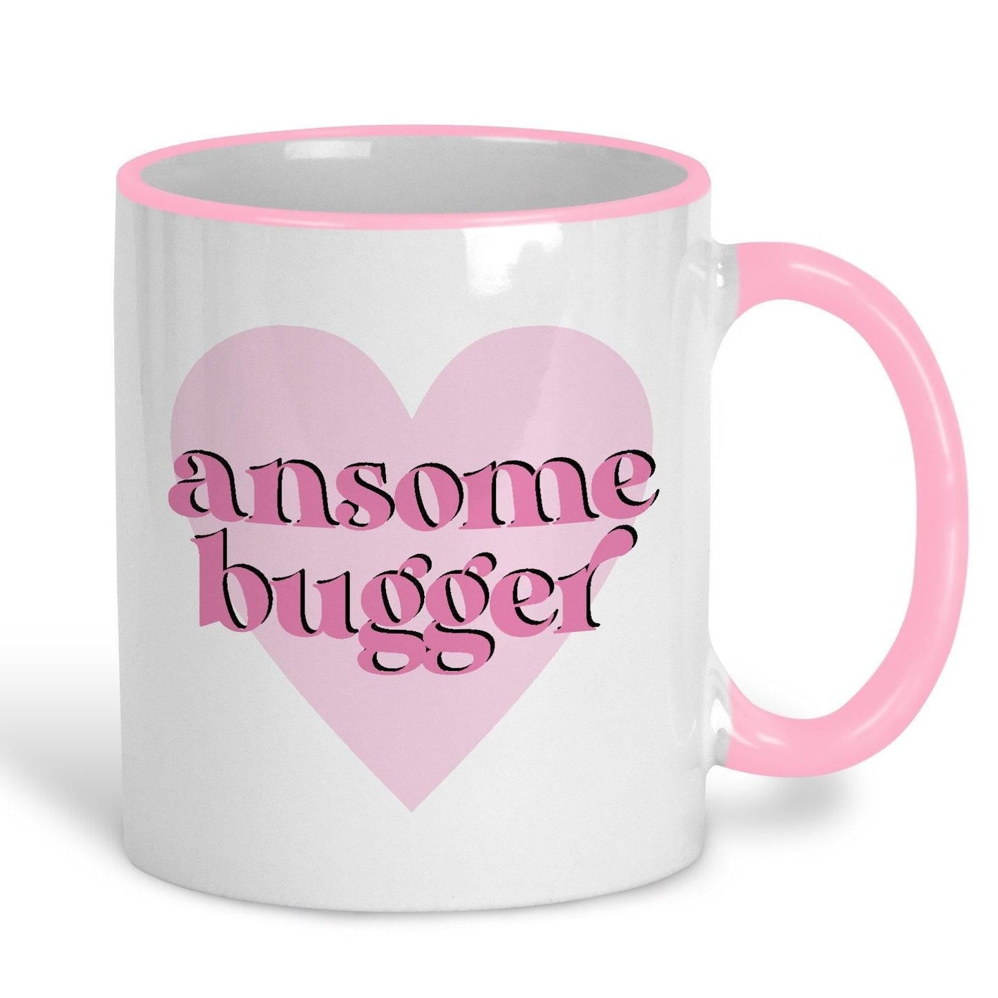 Ansome Bugger Yorkshire Dialect - Personalised Ceramic Mug