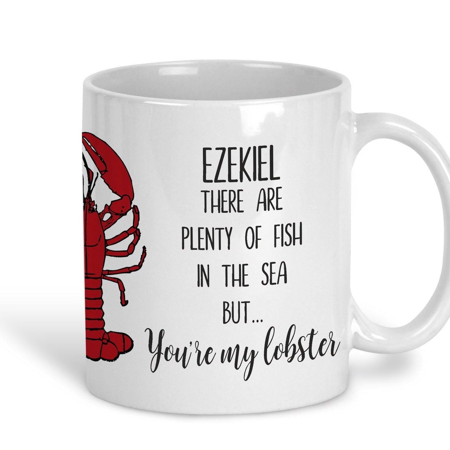 You're My Lobster Personalised Valentines Day Ceramic Mug