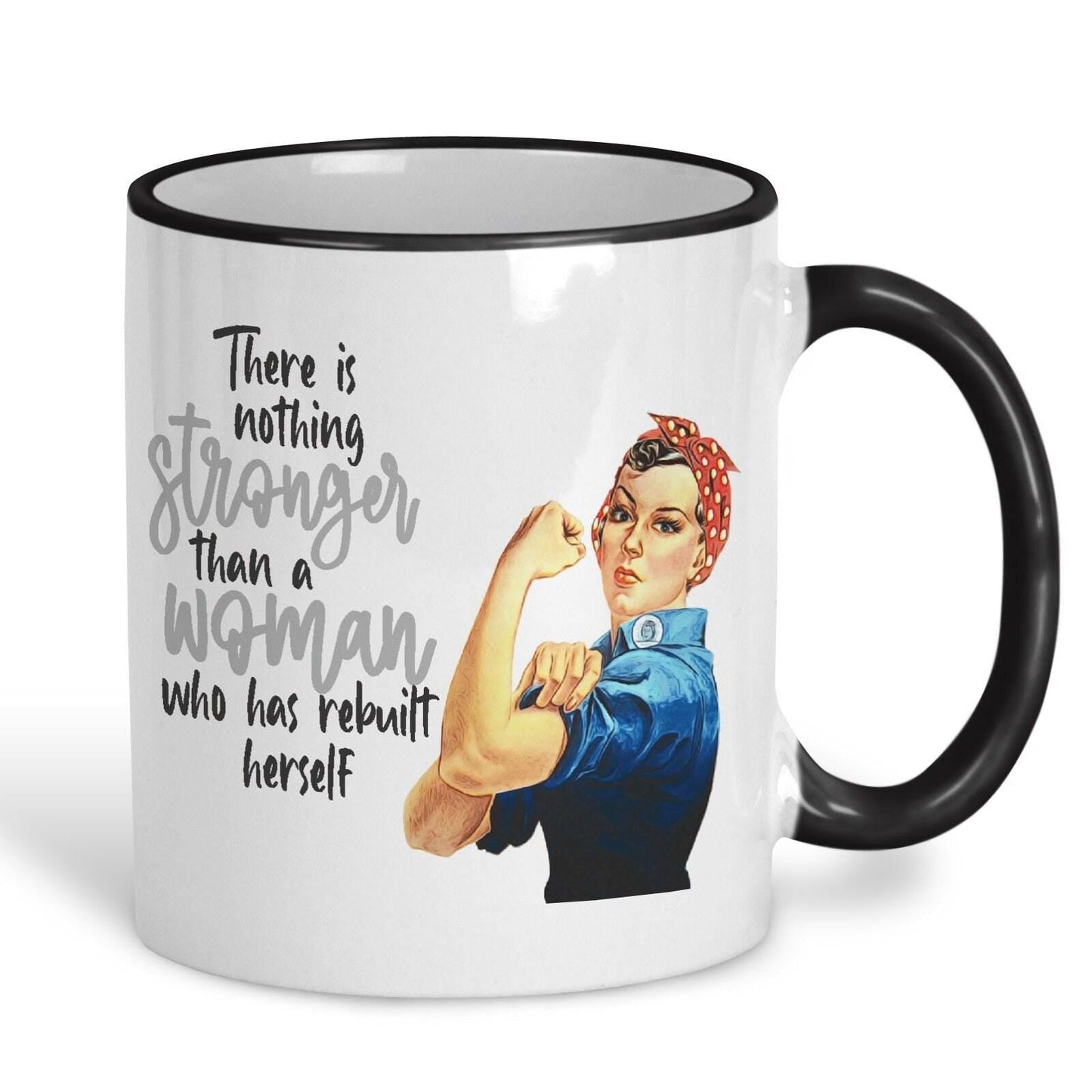 Nothing Stronger than a Woman We Can Do It Personalised Positivity Ceramic Mug