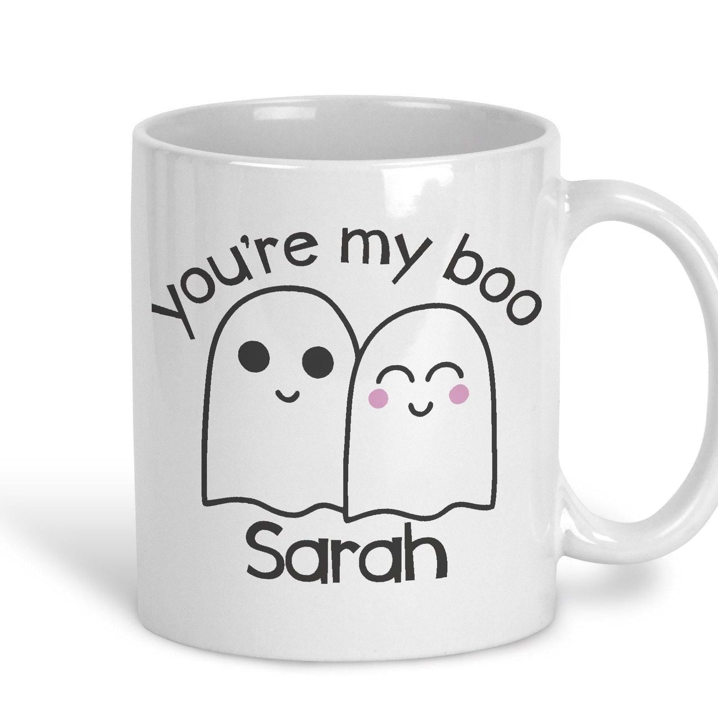 You're My Boo Spooky Ghost Love Personalised Mug Valentine's Day Boyfriend Girlfriend Gift