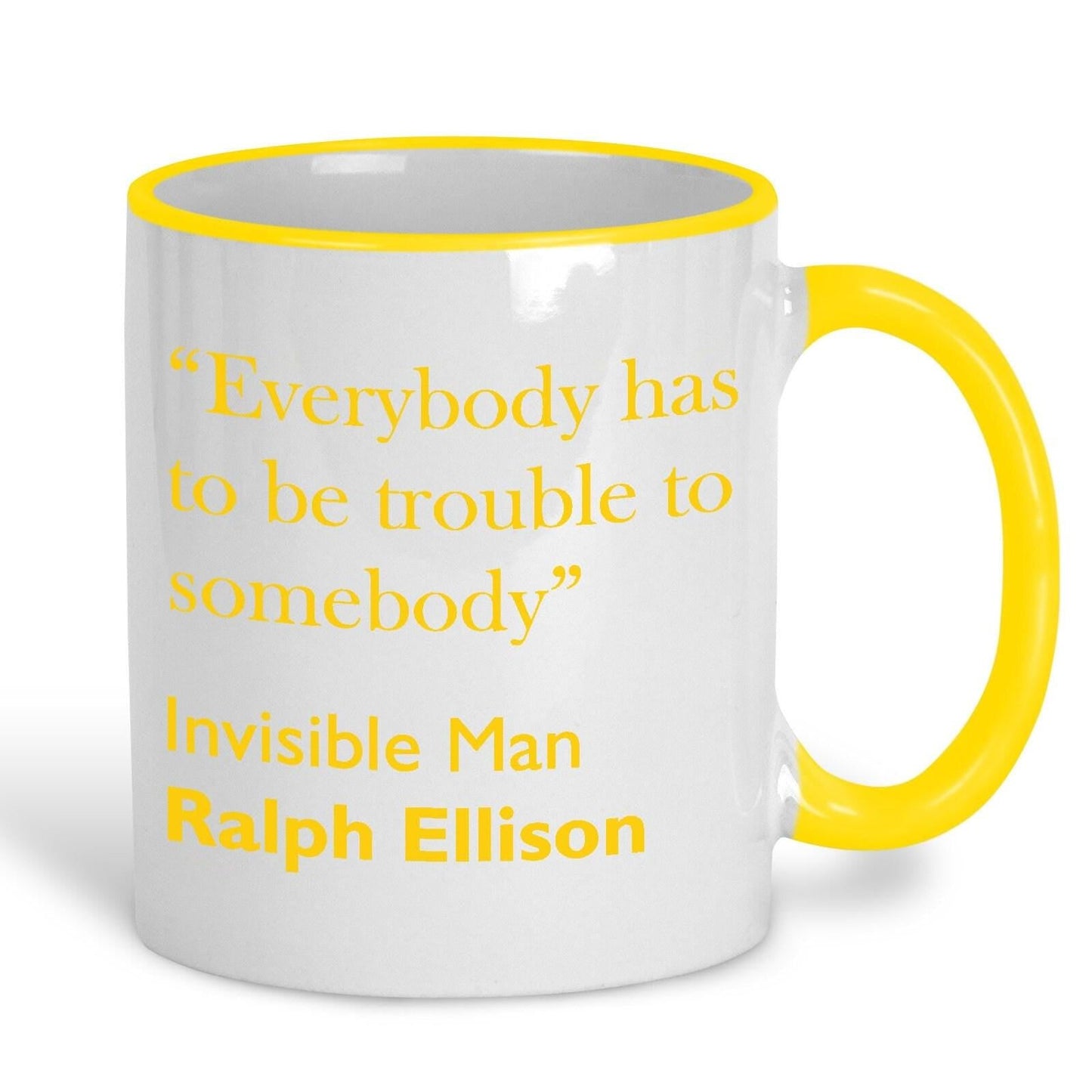 Ralph Ellison Invisible Man Literary Quote Mug