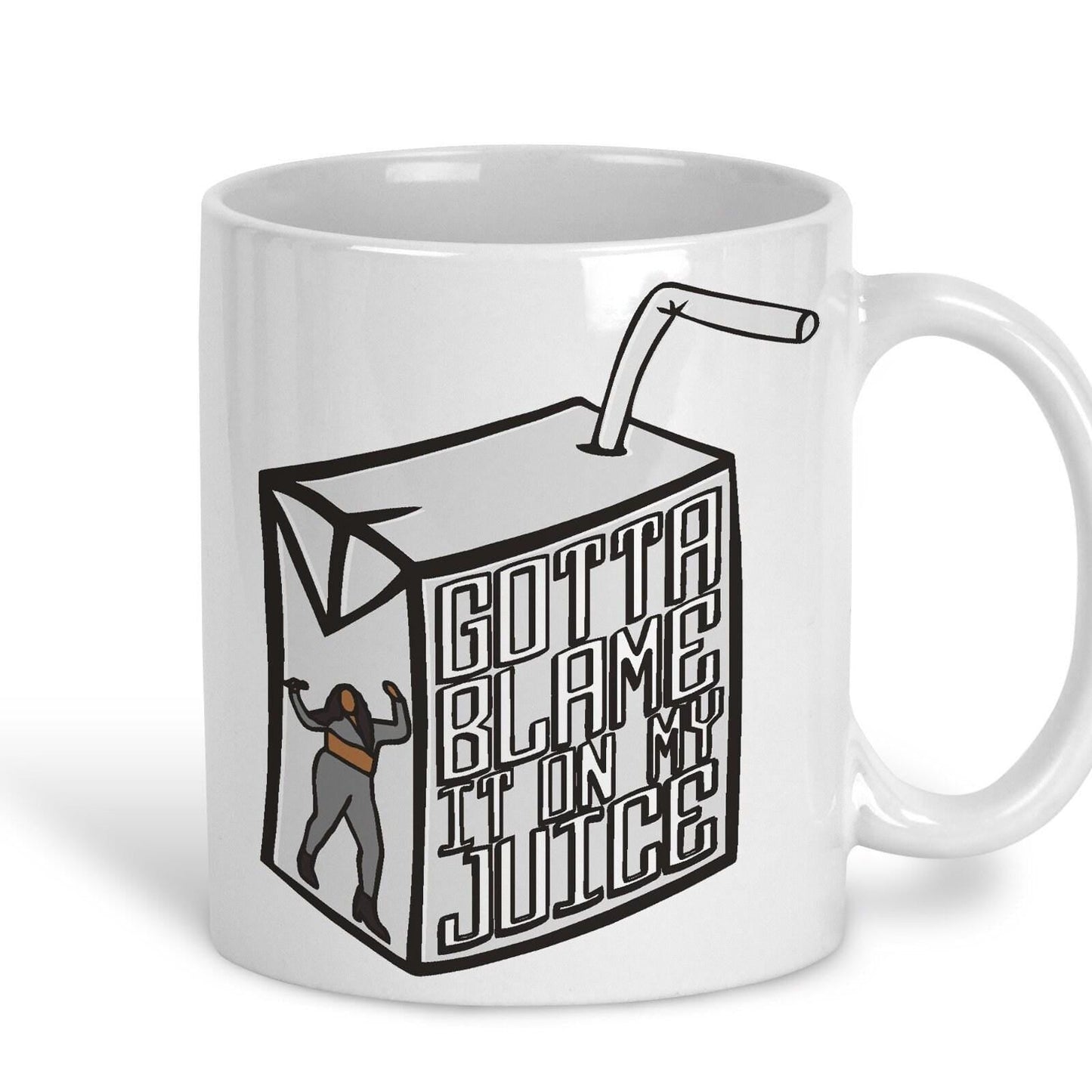 Lizzo Juice Ceramic Mug Song Lyrics Blame It On My Juice