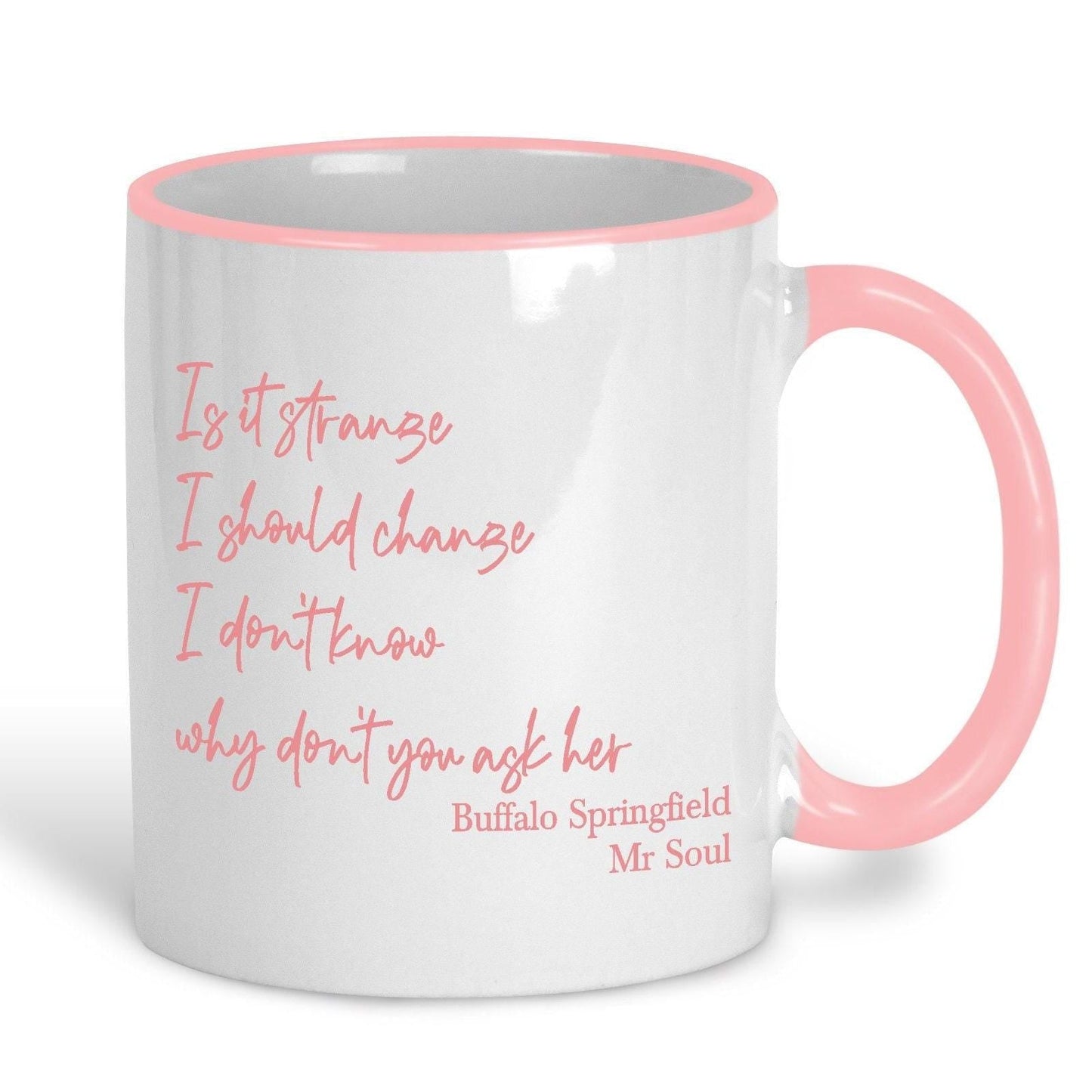 Buffalo Springfield Mr Soul 60s Mug Personalised