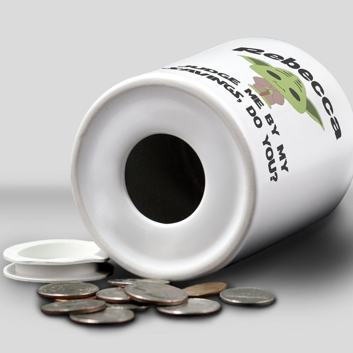 Yoda Money Box Star Wars - Judge Me By My Savings - Personalised Gift