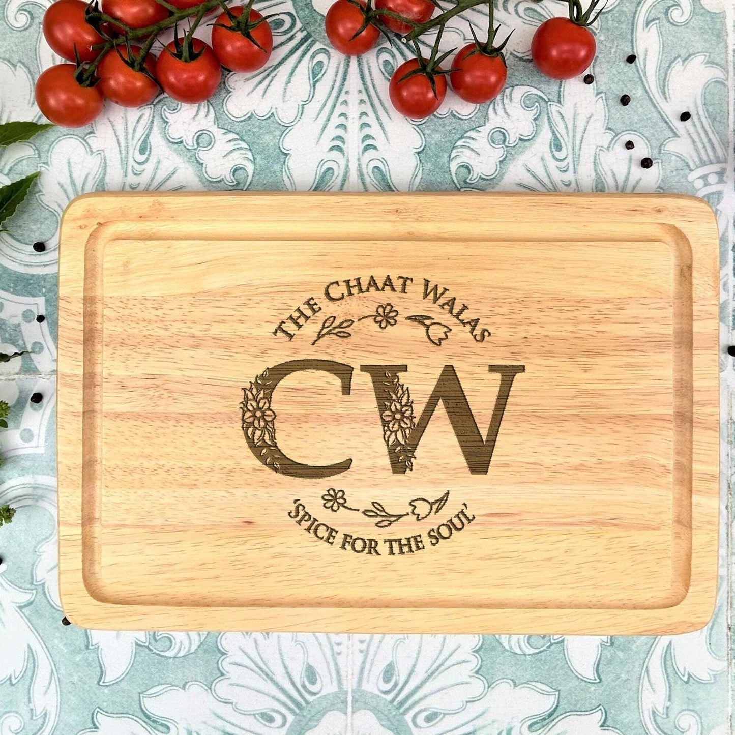 Cooking Up Memories Family Monogram Chopping Board - Personalised Gift
