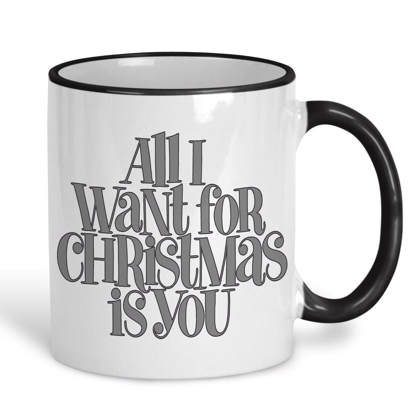 All I Want For Christmas Is You Mariah Carey Christmas Song Lyrics Mug