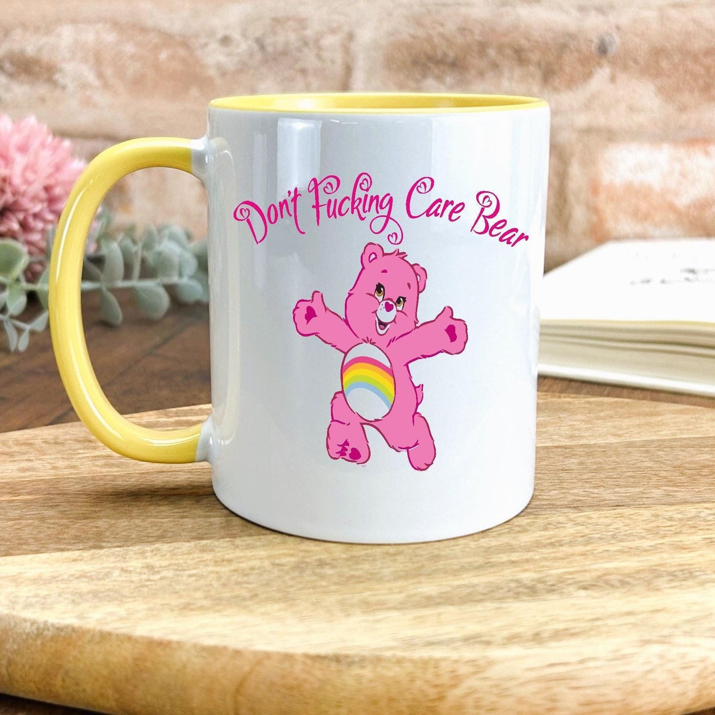 Care Bear "I Don't Care Bear/ F***** Care Personalised Ceramic Mug