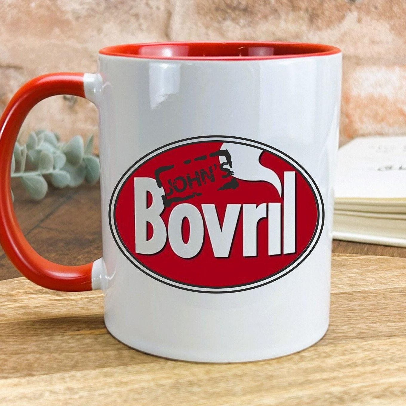 Bovril - Personalised Ceramic Mug - Regional Gift - Perfect for Friend and Family. Hot Drink