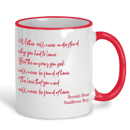 Bronski Beat Smalltown Boy 80s Pop Personalised Ceramic Mug