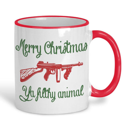 Merry Christmas Ya Filthy Animal Home Alone Christmas Mug