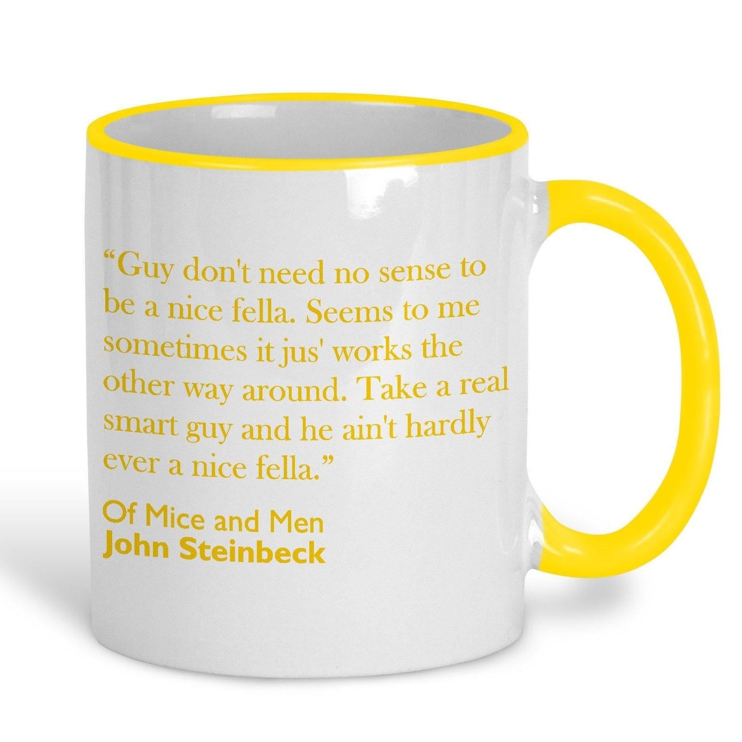 John Steinbeck Of Mice And Men Book Quote Personalised Ceramic Mug