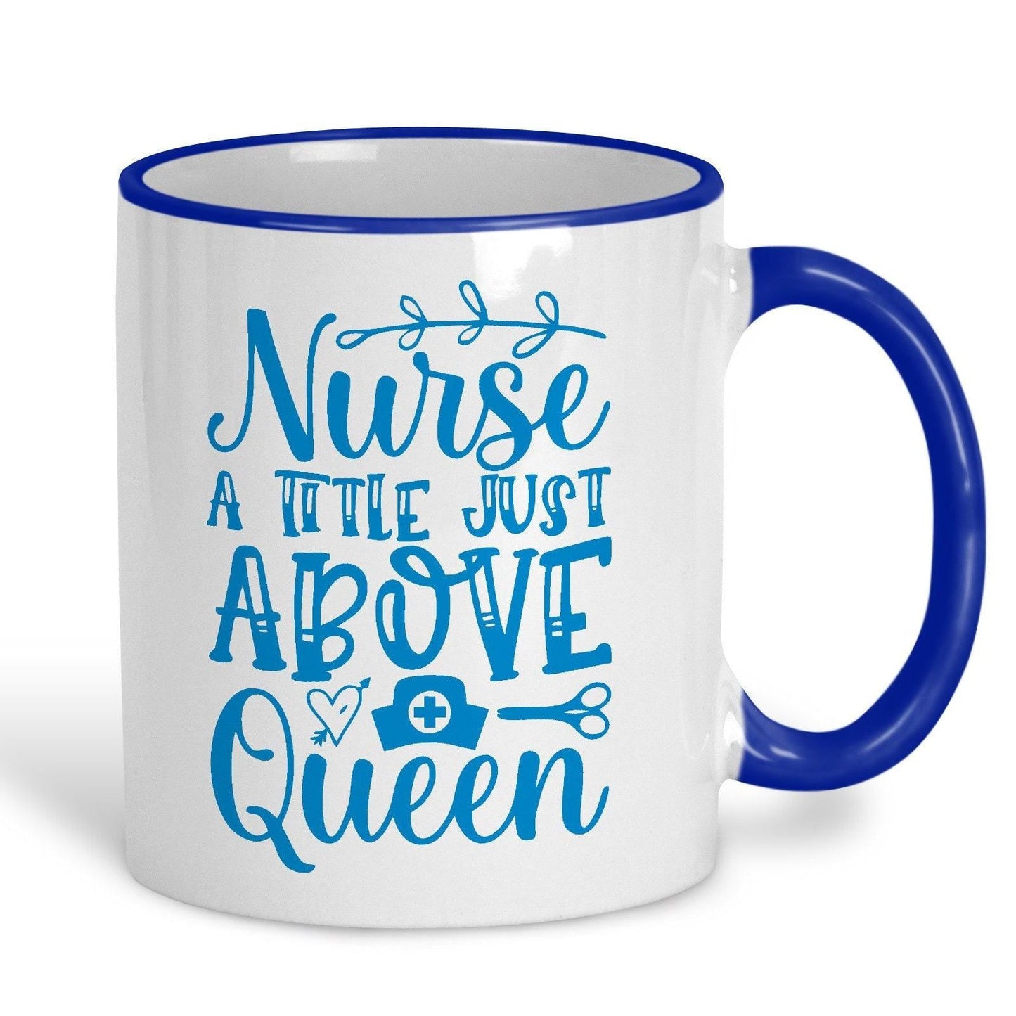 Nurse A Title Above Queen Personalised Ceramic Mug