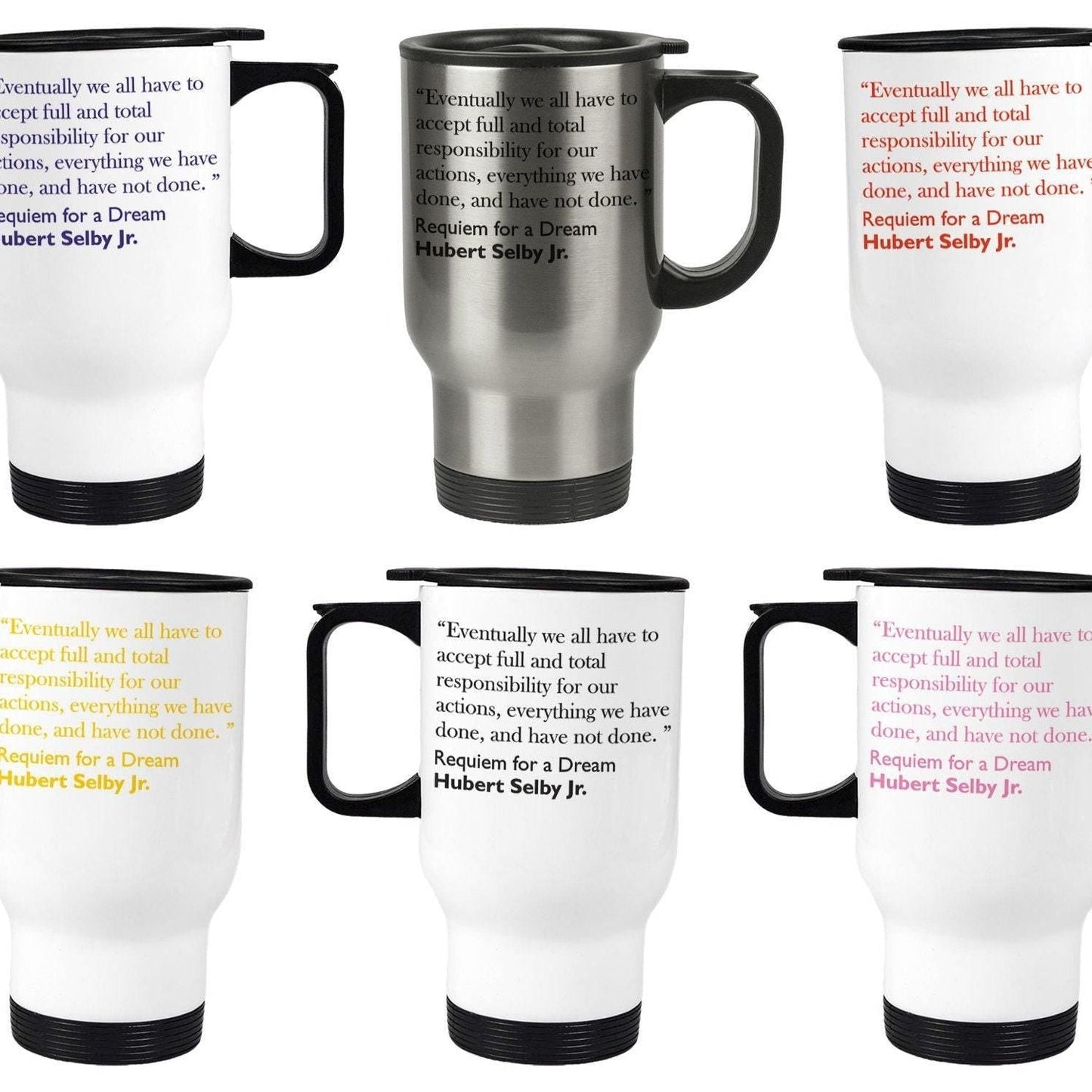 Hubert Selby Jr Requiem For A Dream Quote Travel Mug Gift