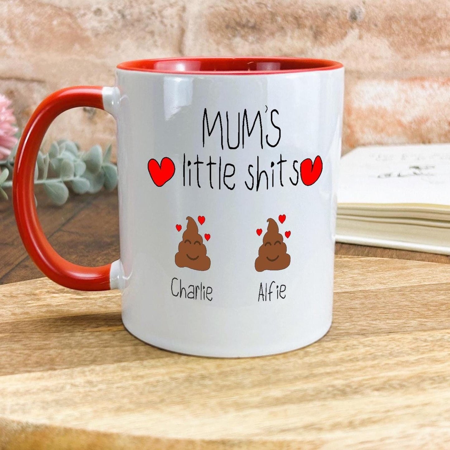Mum Little Shits Personalised Mothers Day Ceramic Mug