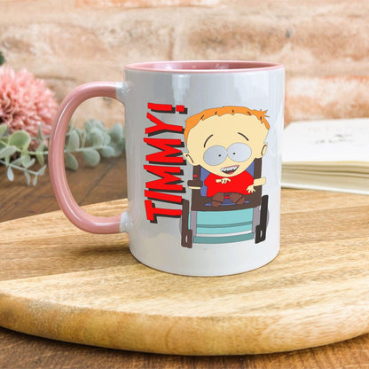 Timmy South Park Character Personalised Ceramic Gift Mug