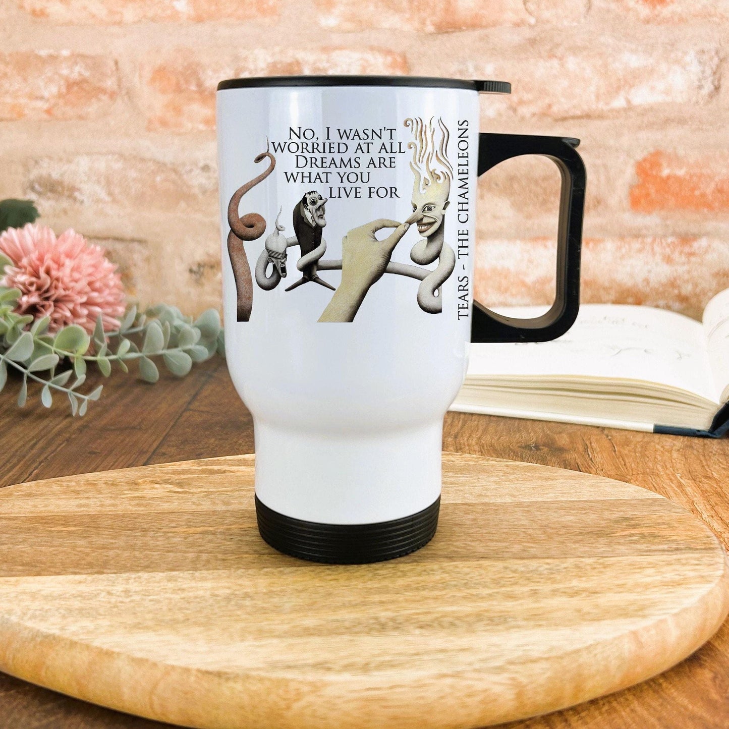 The Chameleons Tears Manchester Band Travel Mug Personalised Gift