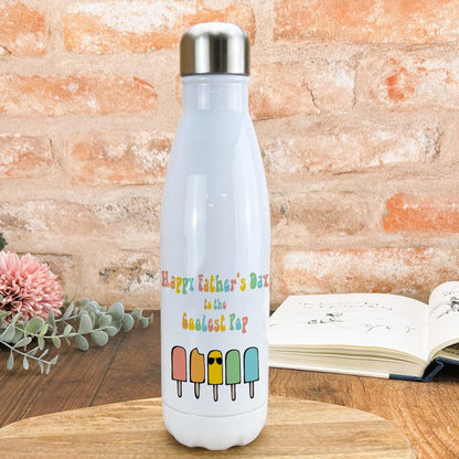 Happy Father's Day to the Coolest Pop Personalised Water Bottle Gift