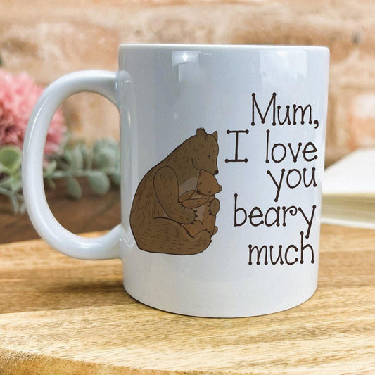 I Love You Beary Much Mother's Day Personalised Ceramic Mug