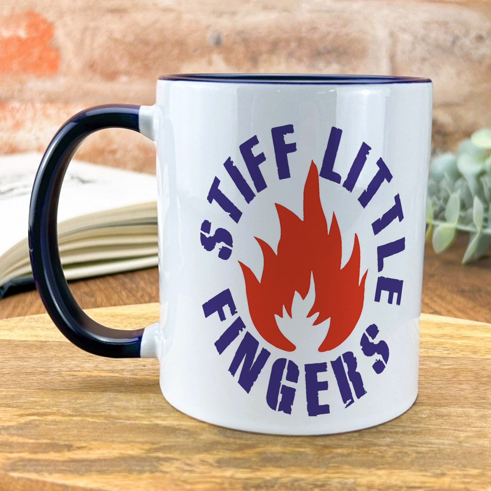 a coffee mug with the words staff little angels on it