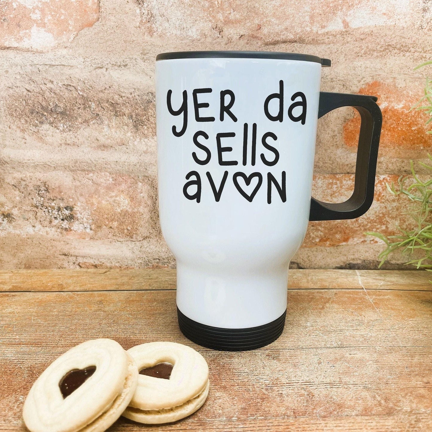 Yer Da Sells Avon - Northern Ireland Dialect - Personalised Travel Mug
