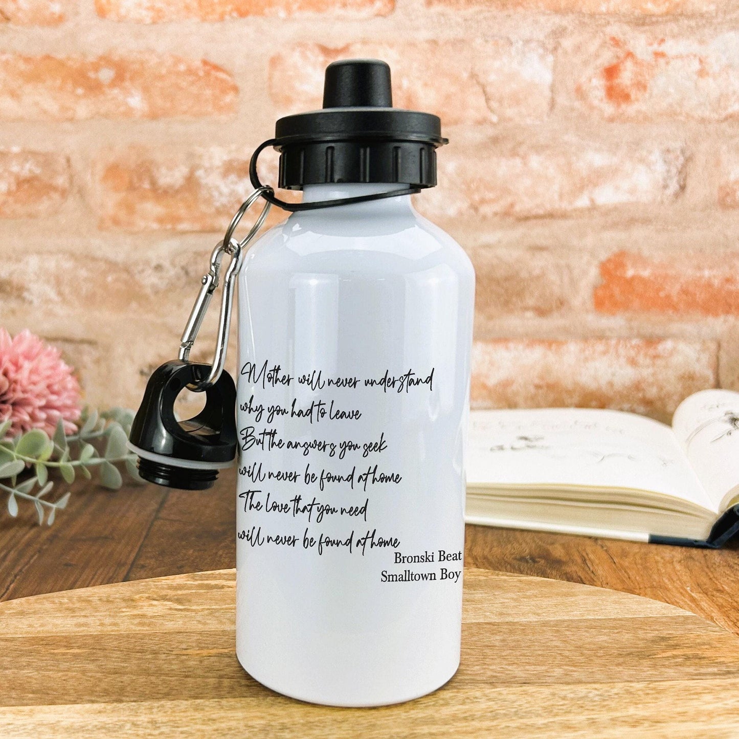Bronski Beat Smalltown Boy 80s Pop Water Bottle Personalised Gift