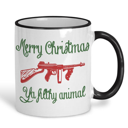 Merry Christmas Ya Filthy Animal Home Alone Christmas Mug